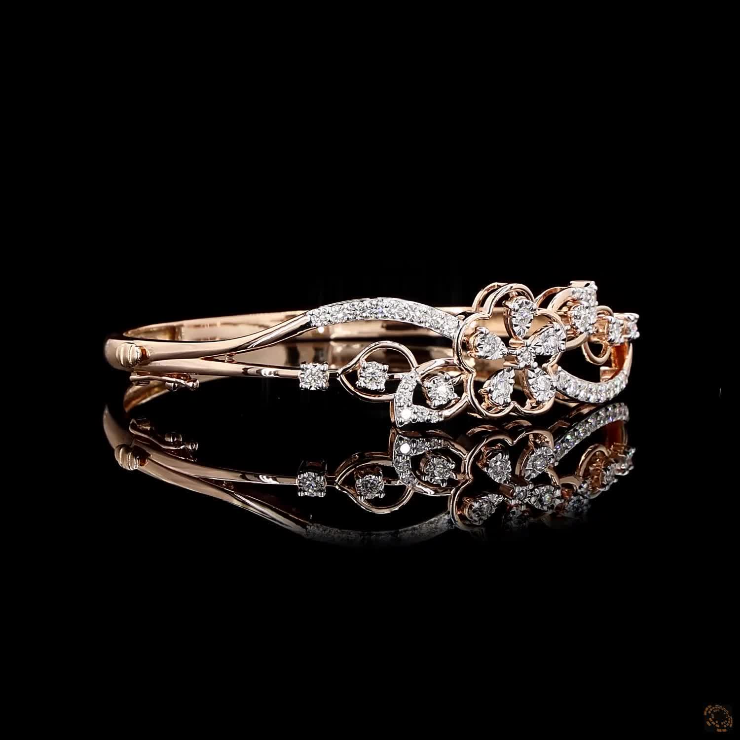 Diamond Bracelet in 18KT Rose Gold