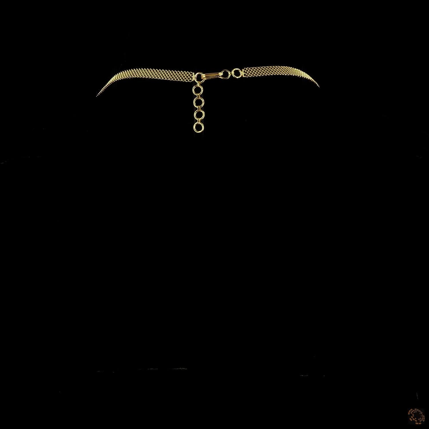 Emerald & Ruby Diamond Necklace in 18KT Yellow Gold