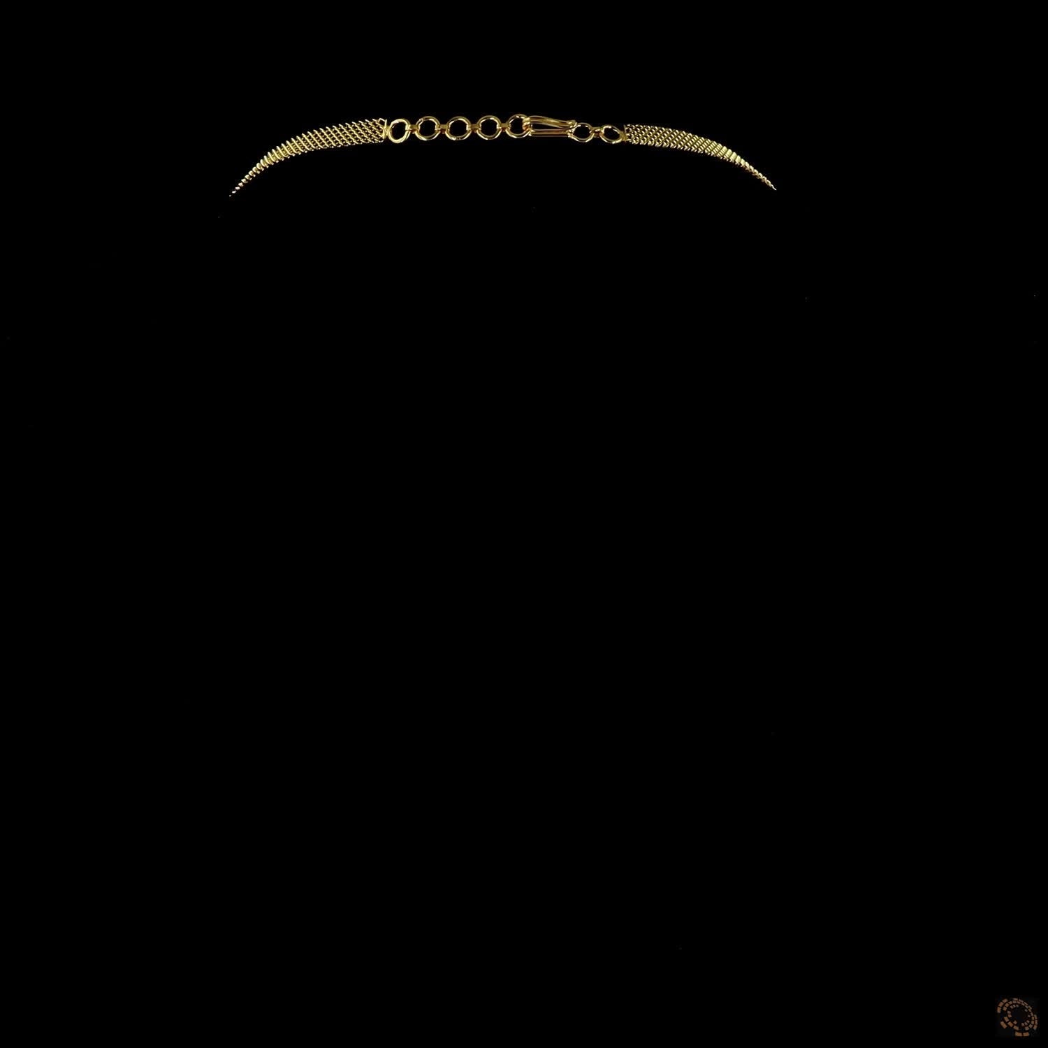 Emerald & Ruby Diamond Necklace in 18KT Yellow Gold