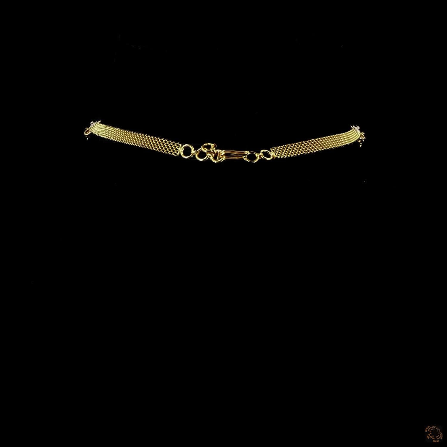 Emerald & Ruby Diamond Necklace in 18KT Yellow Gold