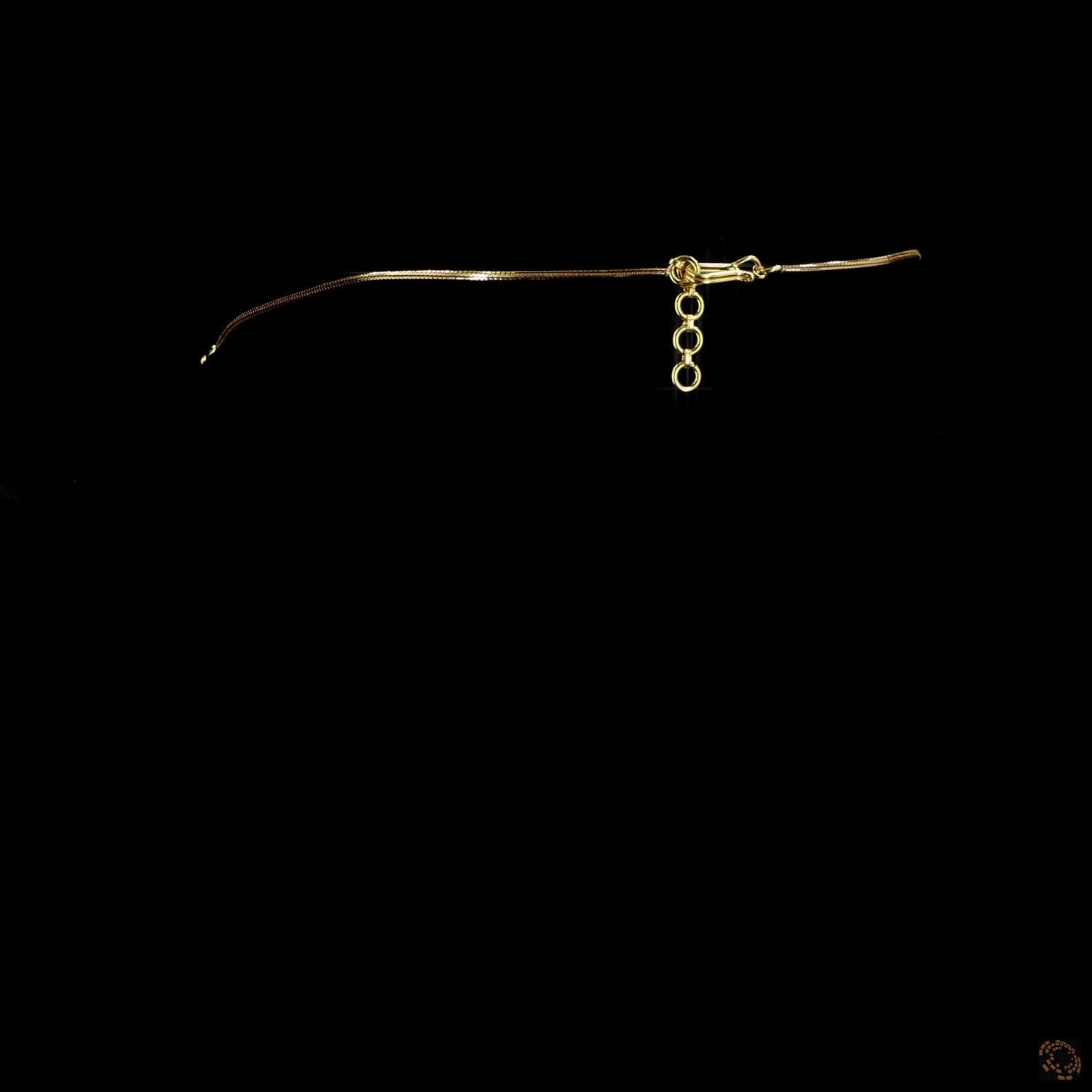 Emerald & Ruby Diamond Necklace in 18KT Yellow Gold