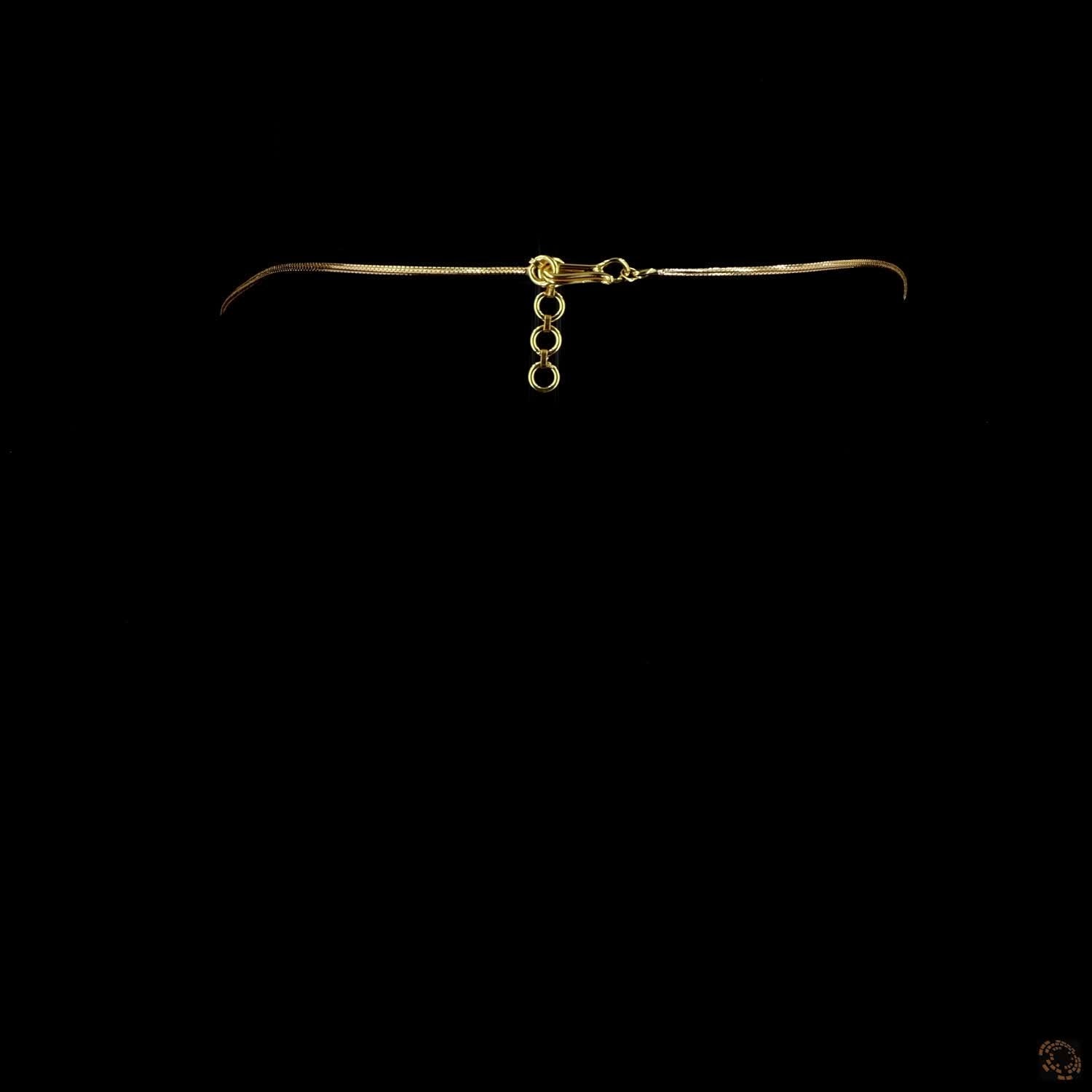 Emerald & Ruby Diamond Necklace in 18KT Yellow Gold