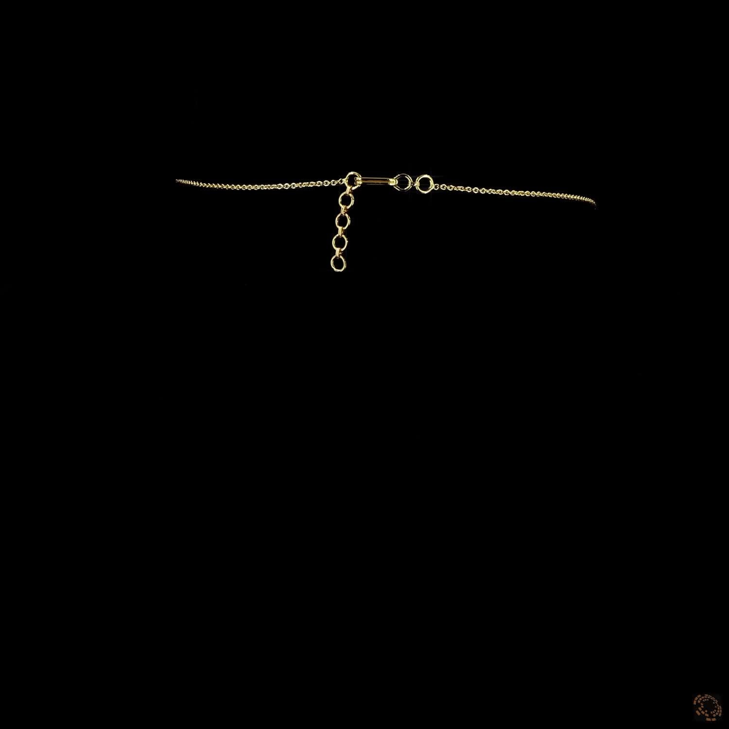 Emerald & Ruby Diamond Necklace in 18KT Yellow Gold