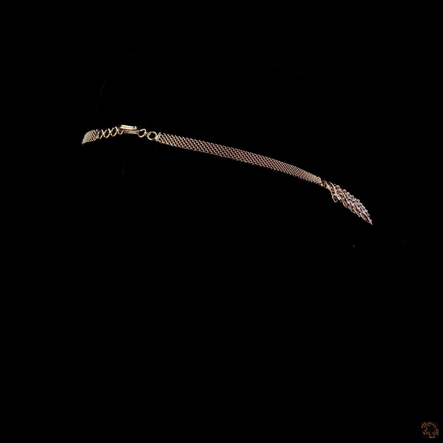 Diamond Necklace Set in 18KT Rose Gold