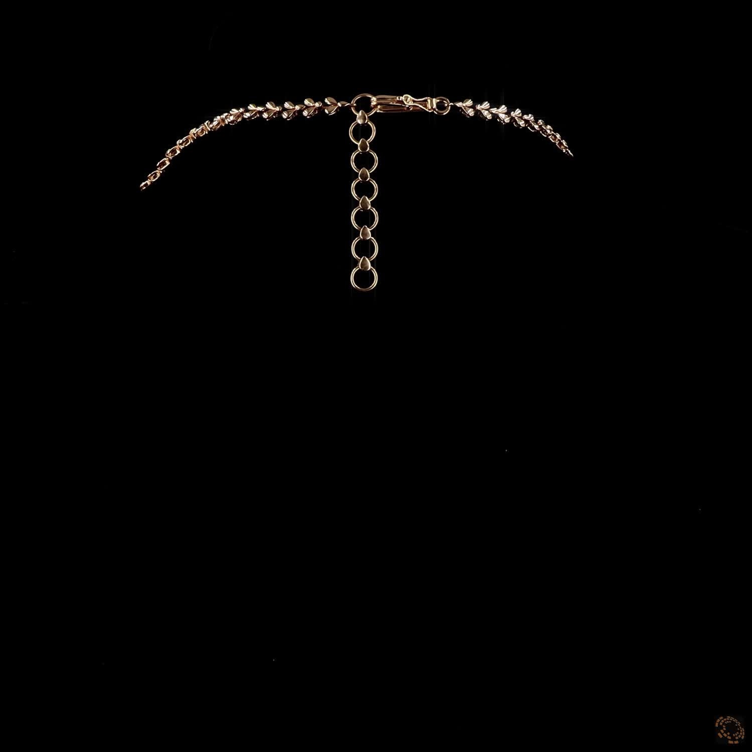Diamond Necklace Set in 18KT White Gold