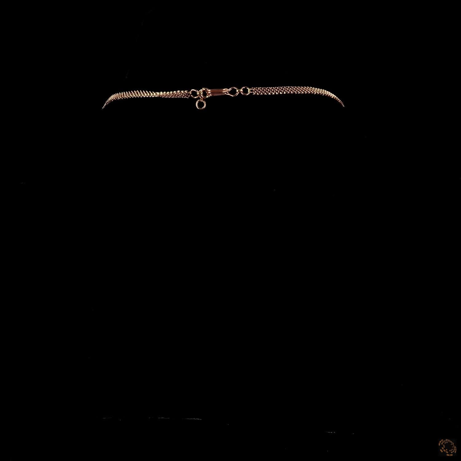 Diamond Necklace Set in 18KT Rose Gold