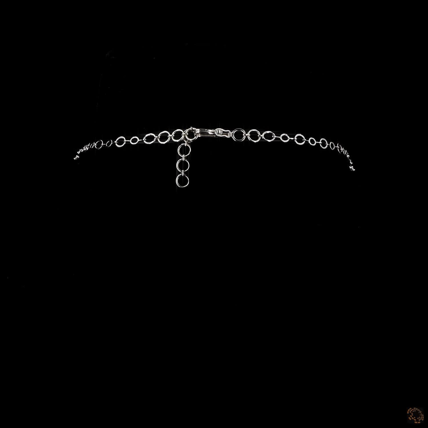 BLUE SAPPHIRE & BLUE SAPPHIRE Diamond Necklace Set in 18KT White Gold