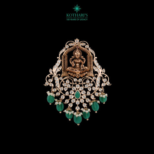 Emerald & Ruby Diamond Pendant