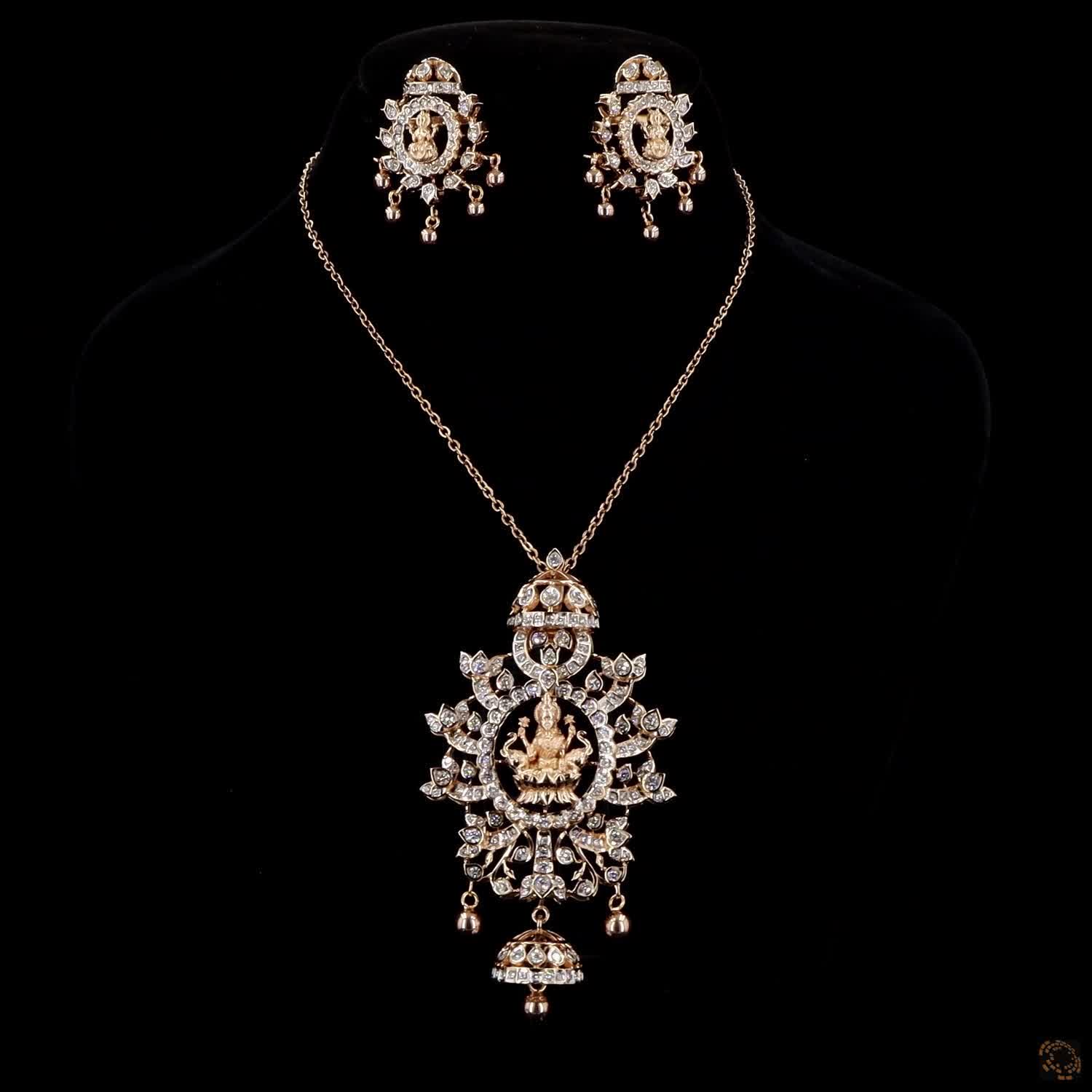 Diamond Pendant Set in 18KT Rose Gold