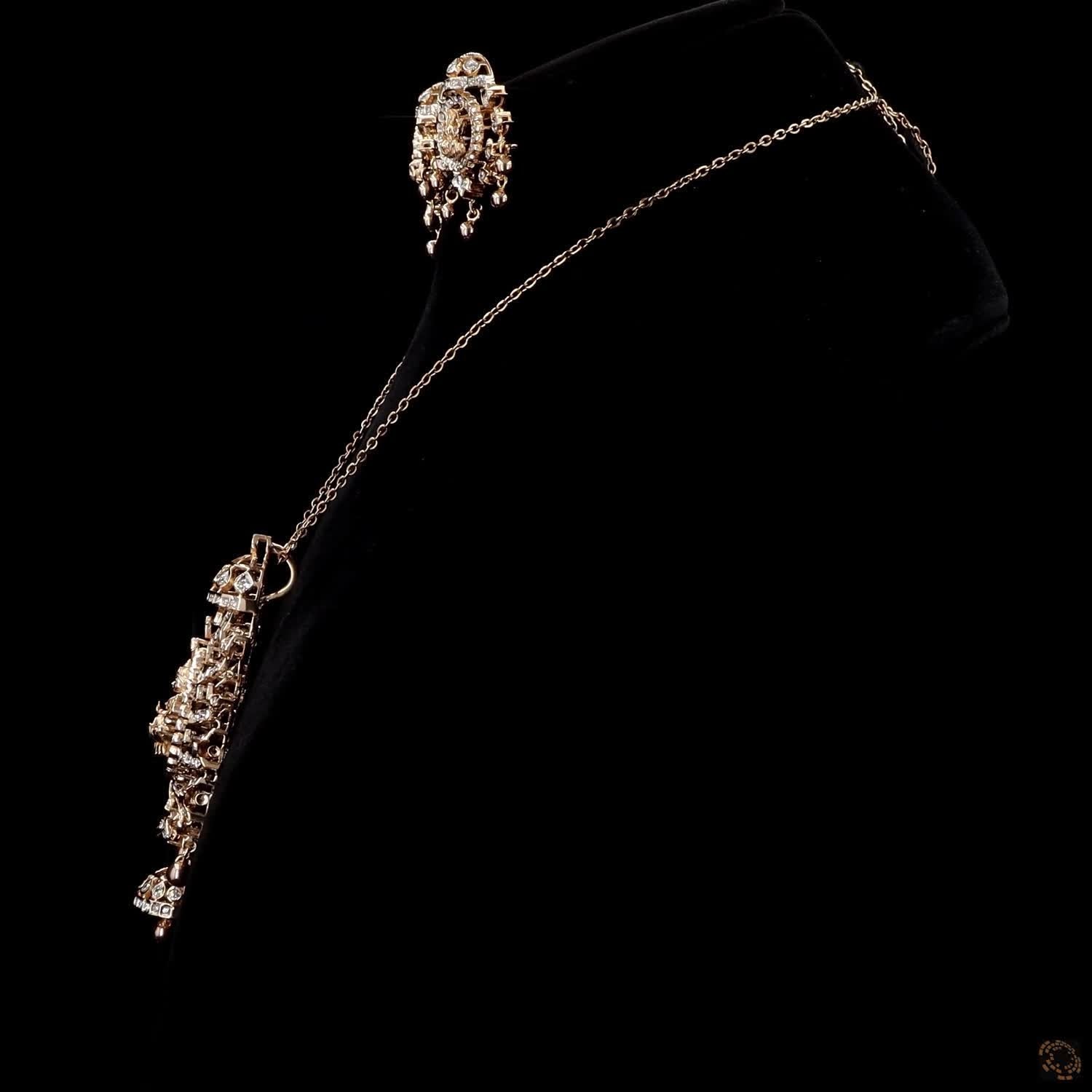 Diamond Pendant Set in 18KT Rose Gold