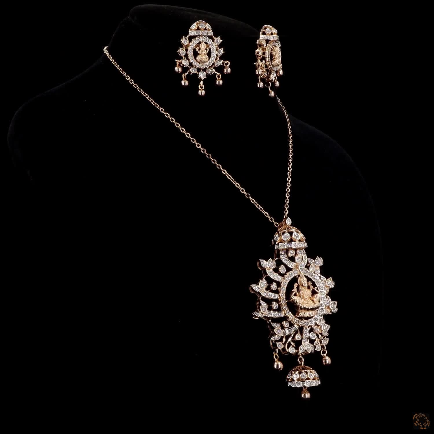 Diamond Pendant Set in 18KT Rose Gold