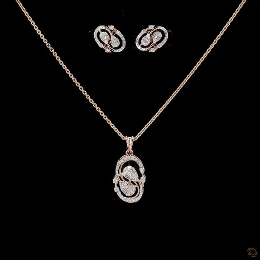 Diamond Pendant Set in 18KT Yellow Gold