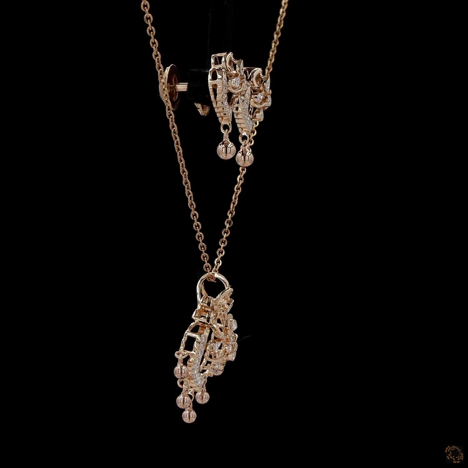 Diamond Pendant Set in 18KT Yellow Gold