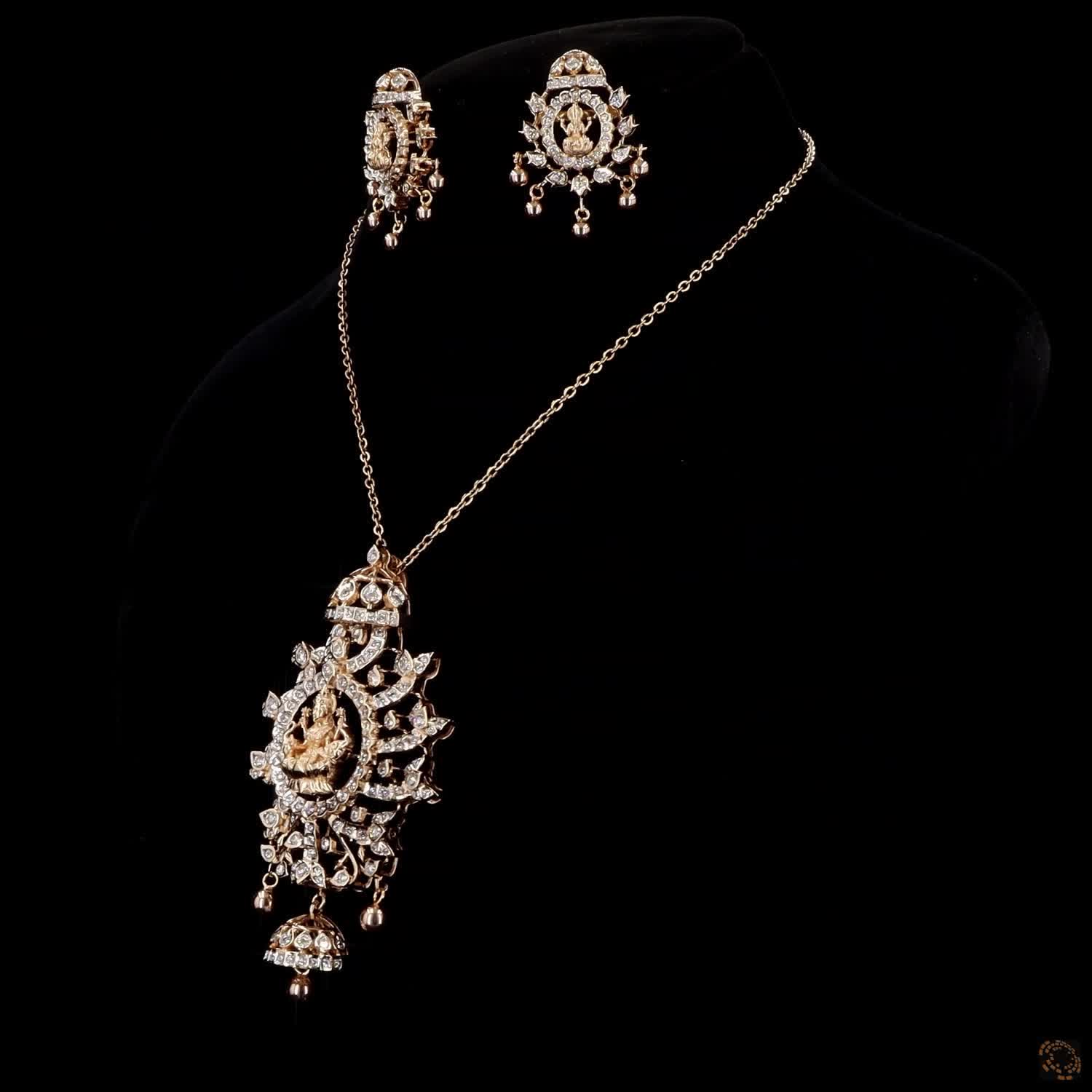 Diamond Pendant Set in 18KT Rose Gold