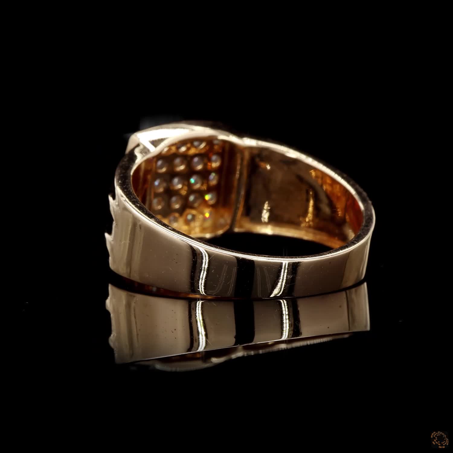 Diamond Ring in 18KT Yellow Gold