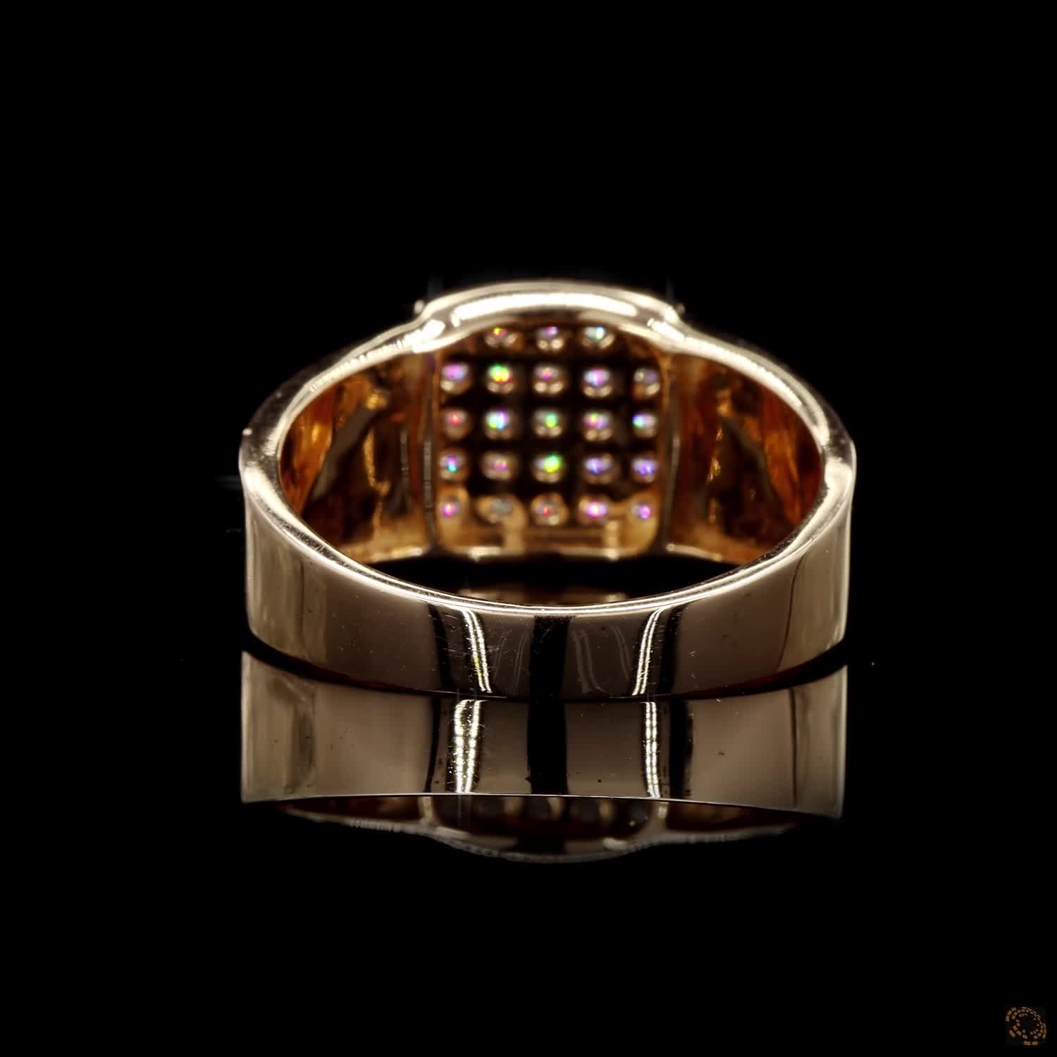 Diamond Ring in 18KT Yellow Gold