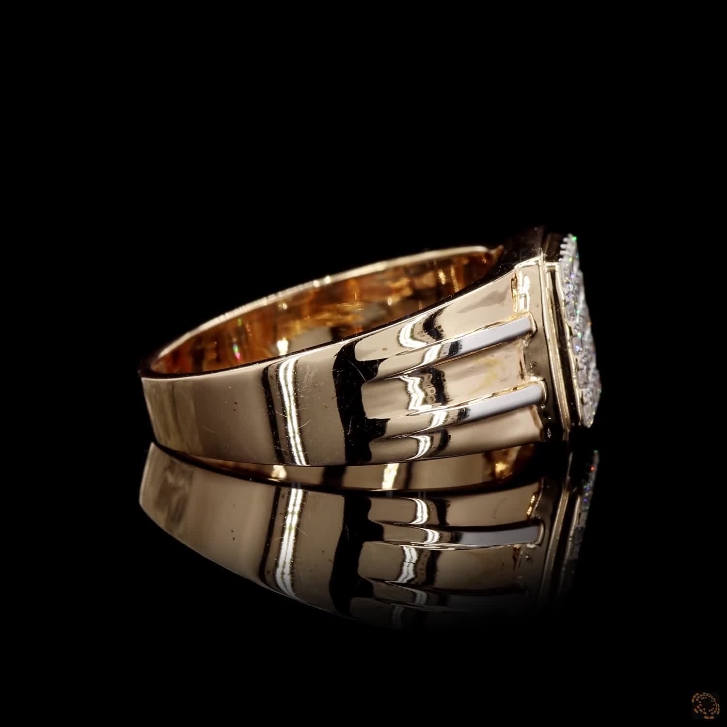 Diamond Ring in 18KT Yellow Gold