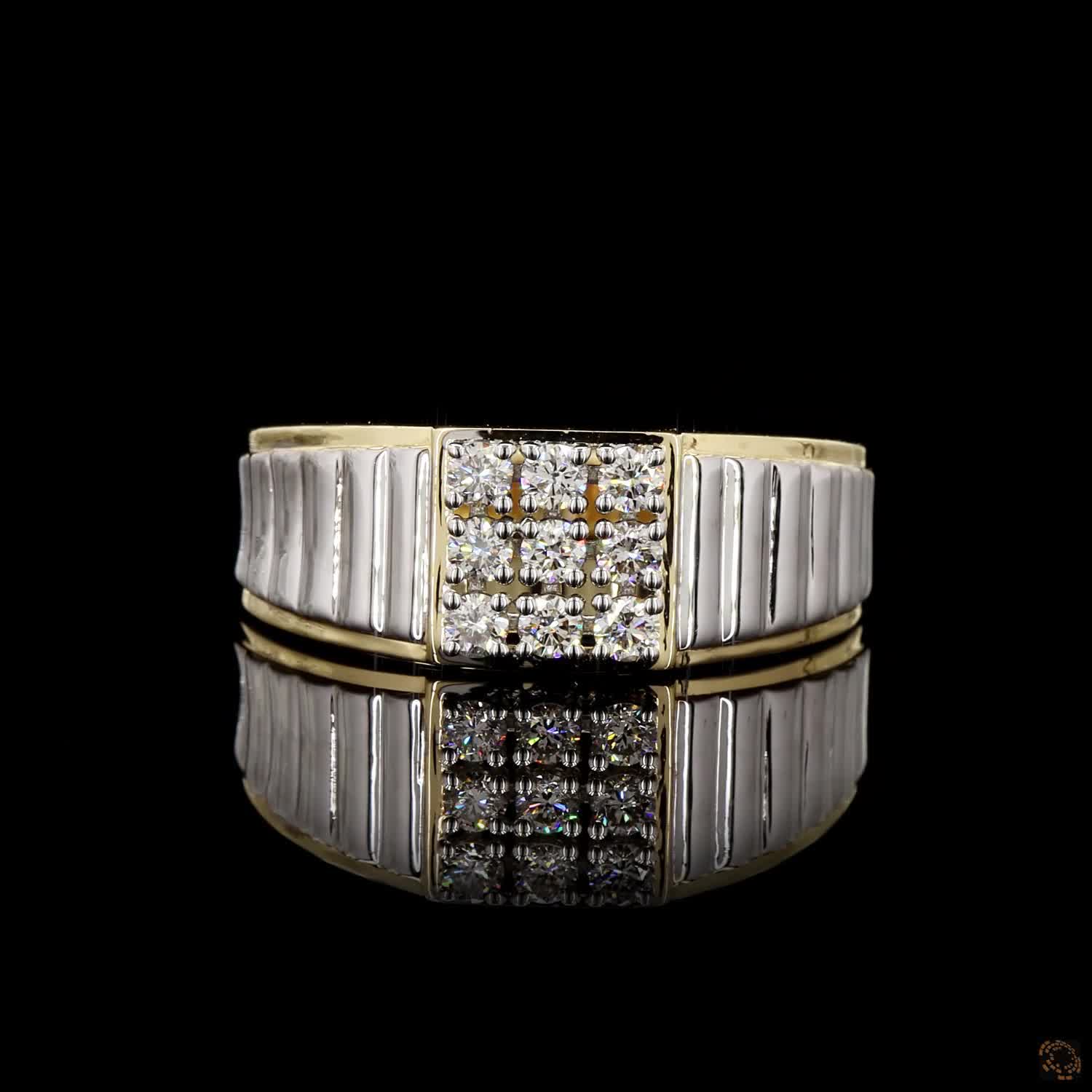 Diamond Ring in 18KT Yellow Gold