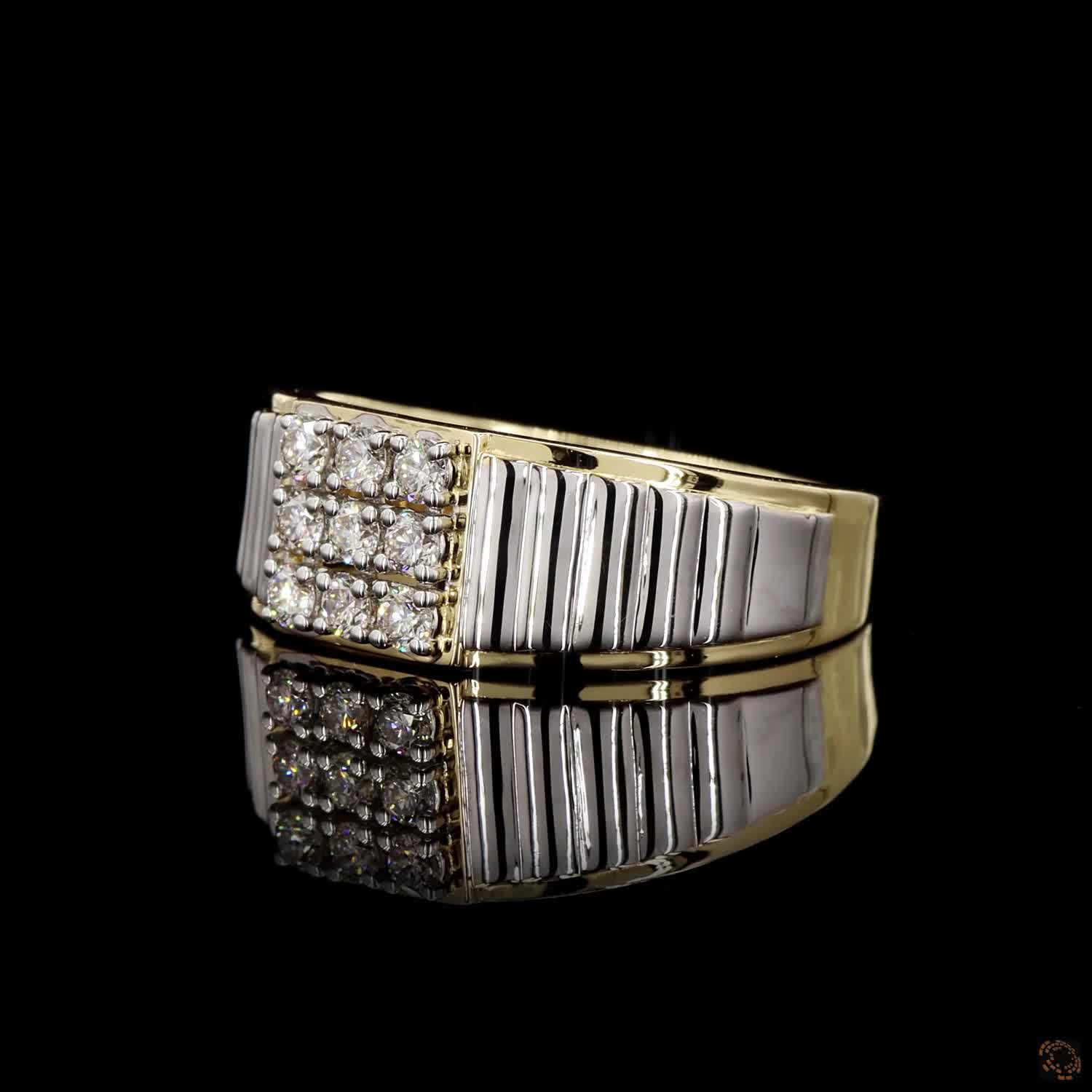 Diamond Ring in 18KT Yellow Gold