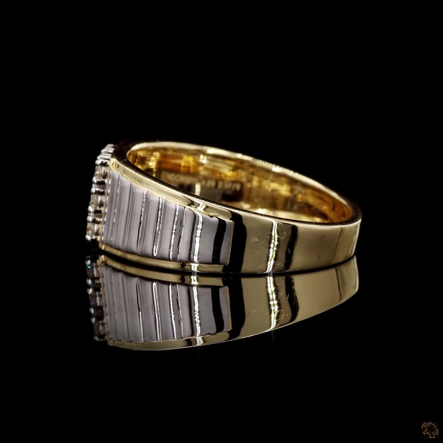 Diamond Ring in 18KT Yellow Gold