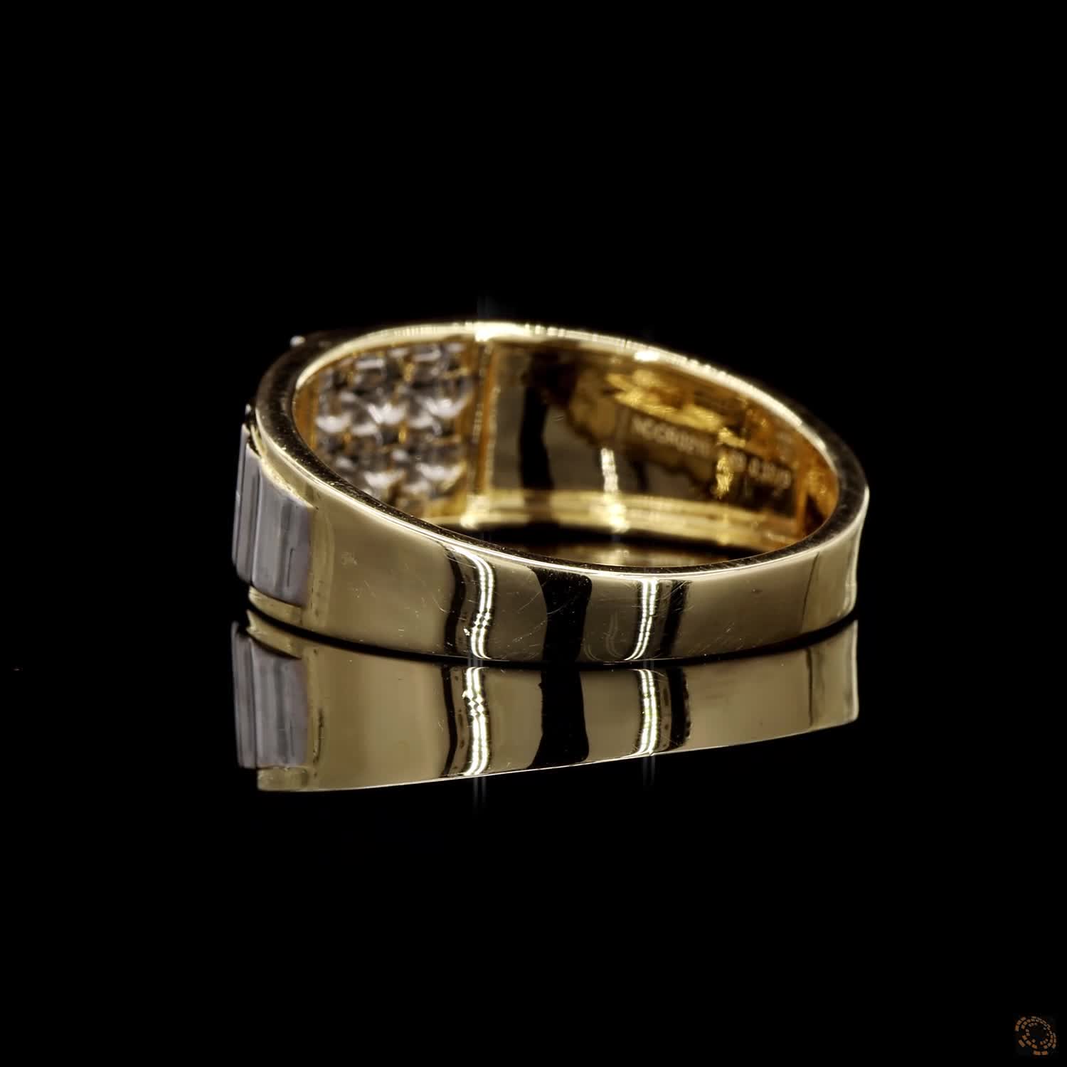 Diamond Ring in 18KT Yellow Gold