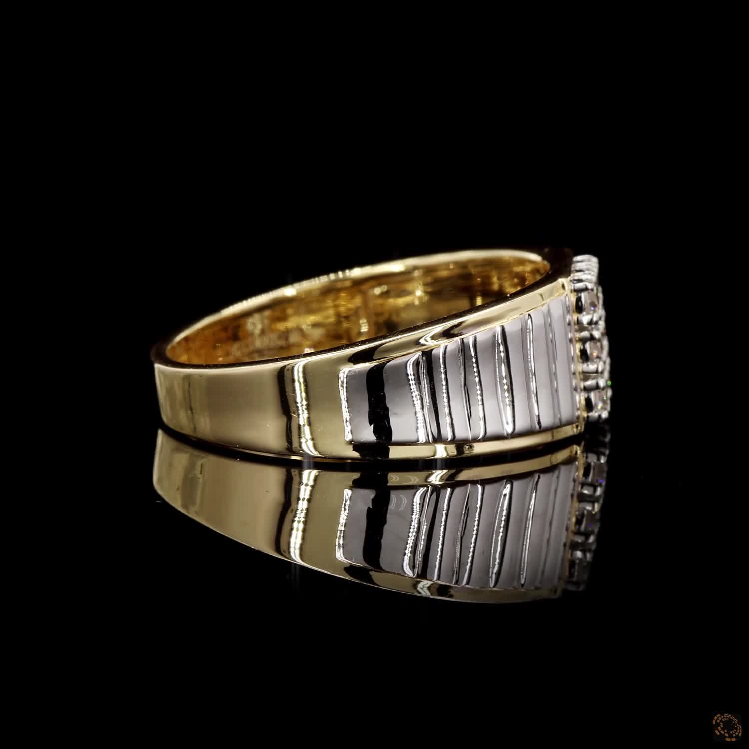 Diamond Ring in 18KT Yellow Gold