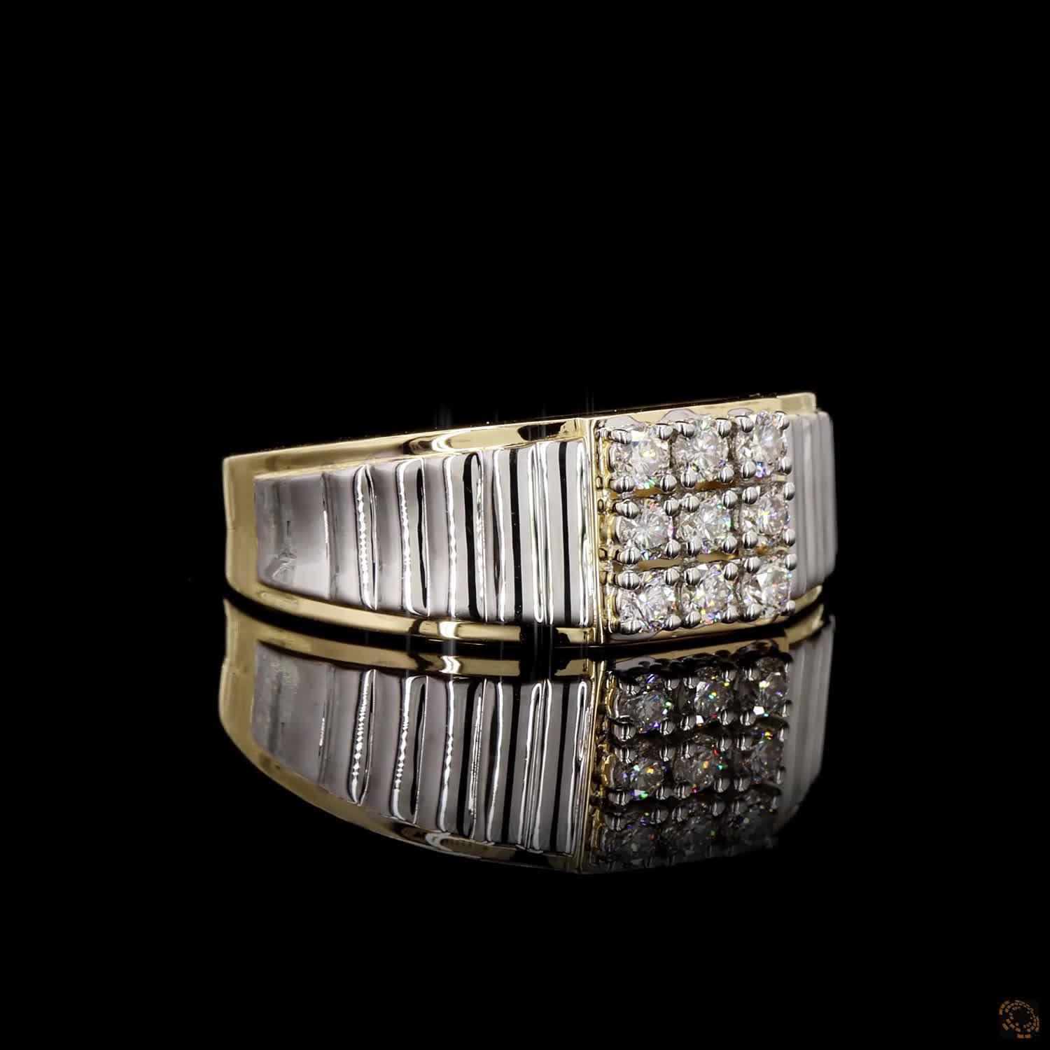 Diamond Ring in 18KT Yellow Gold