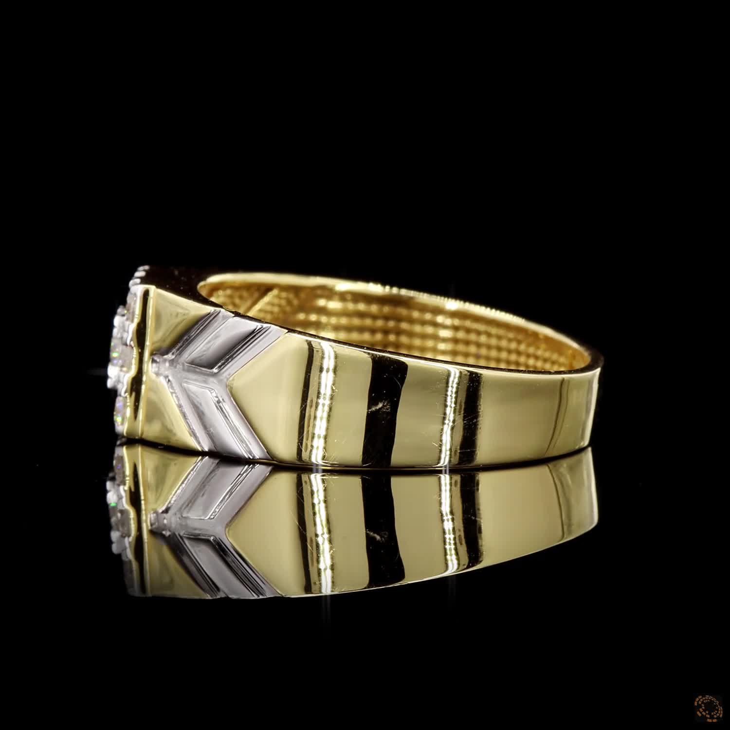 Diamond Ring in 18KT Yellow Gold