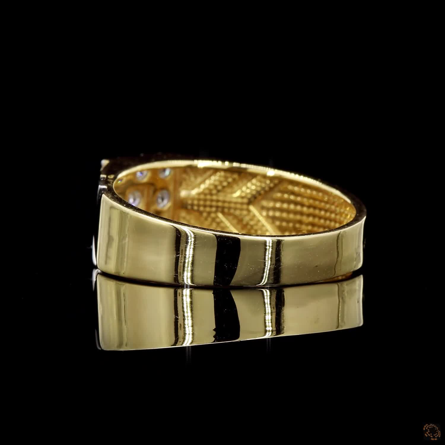 Diamond Ring in 18KT Yellow Gold
