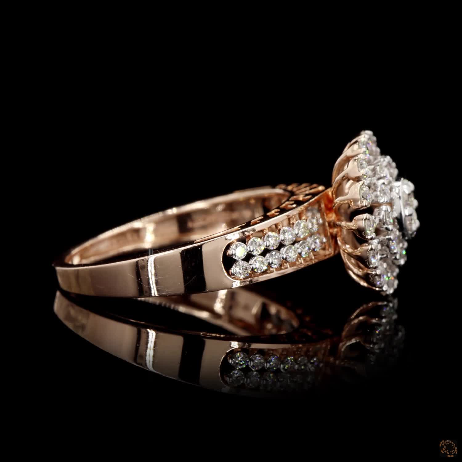 Diamond Ring in 14KT Rose Gold