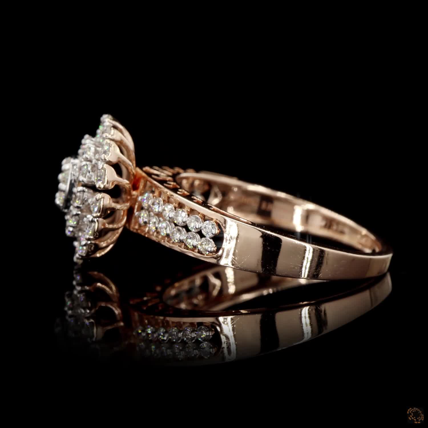 Diamond Ring in 14KT Rose Gold