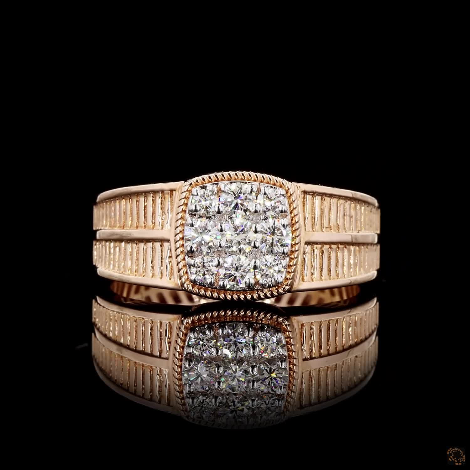 Diamond Ring in 18KT Yellow Gold