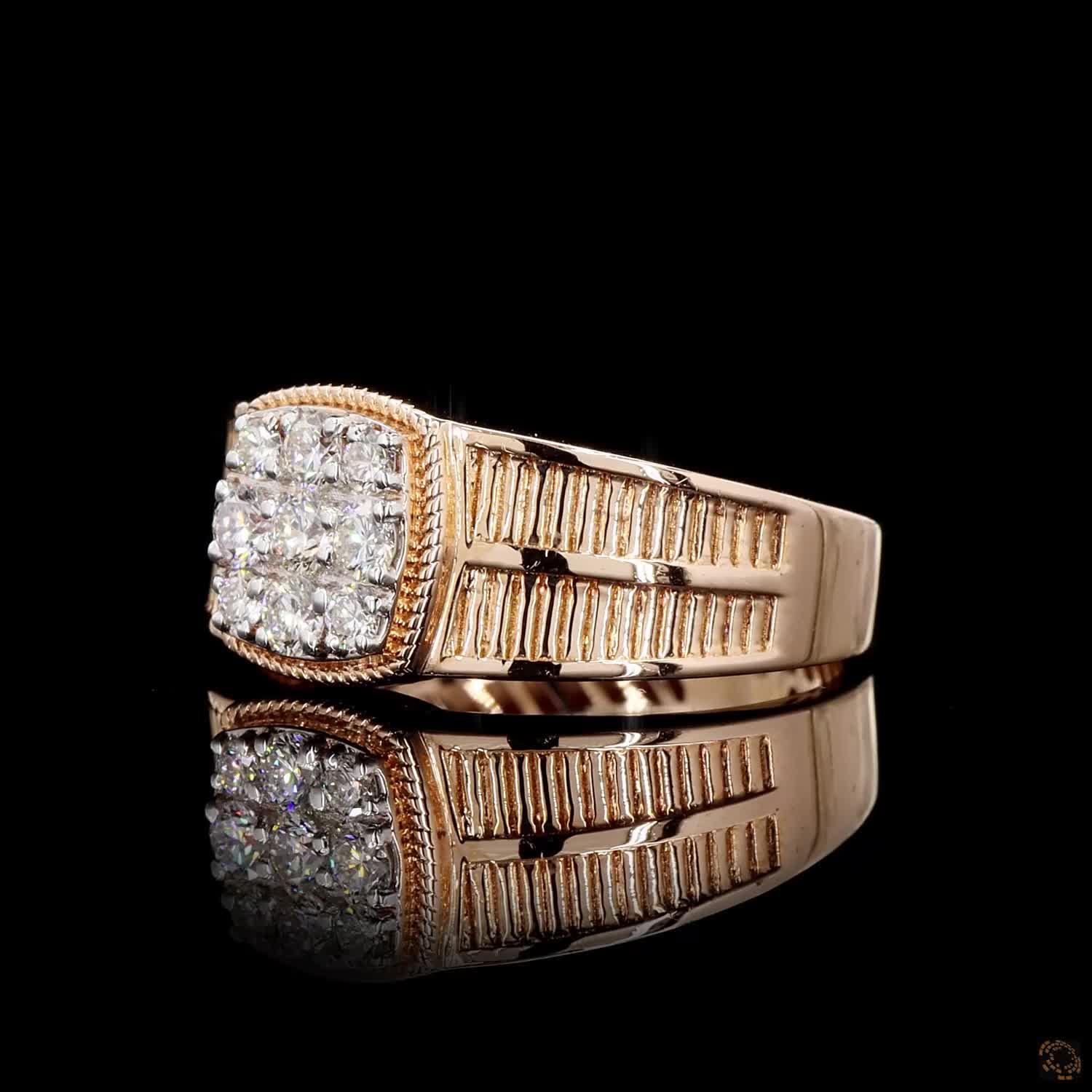 Diamond Ring in 18KT Yellow Gold
