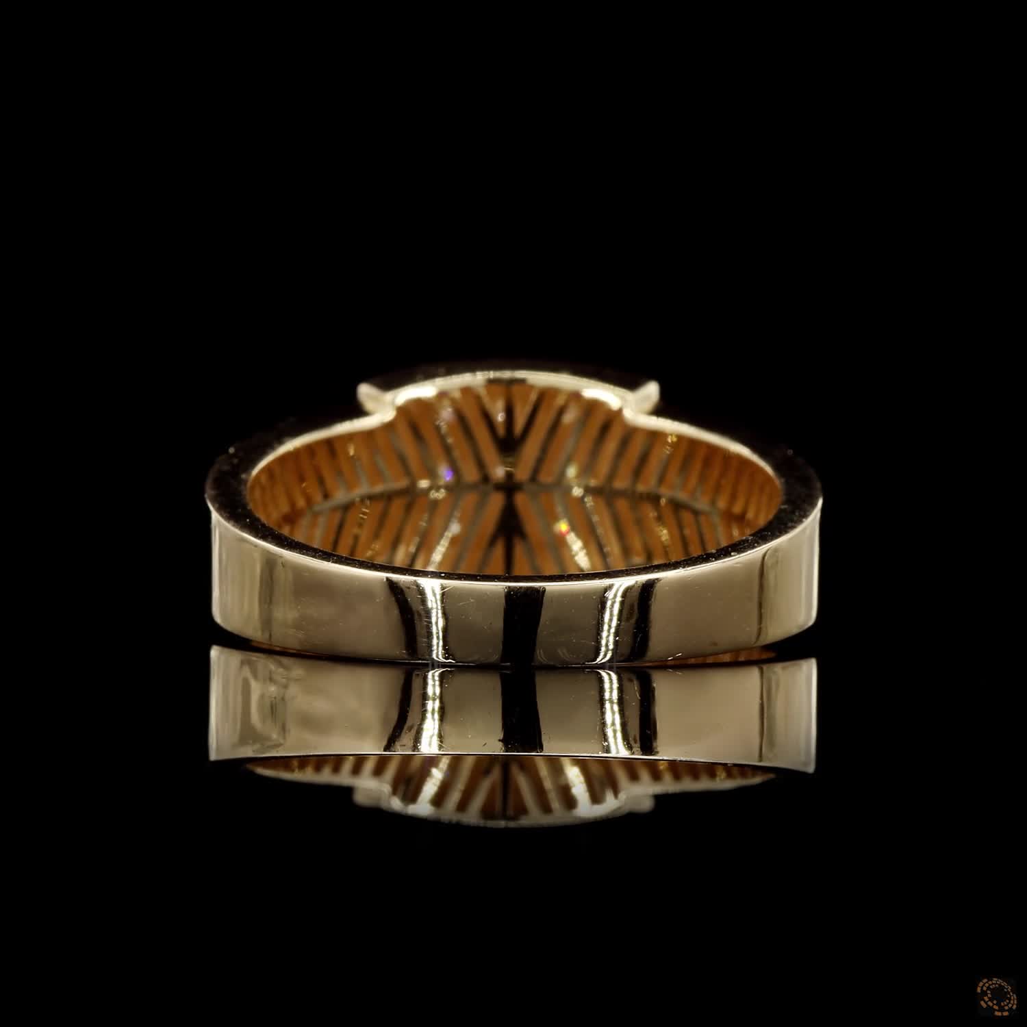 Diamond Ring in 18KT Yellow Gold