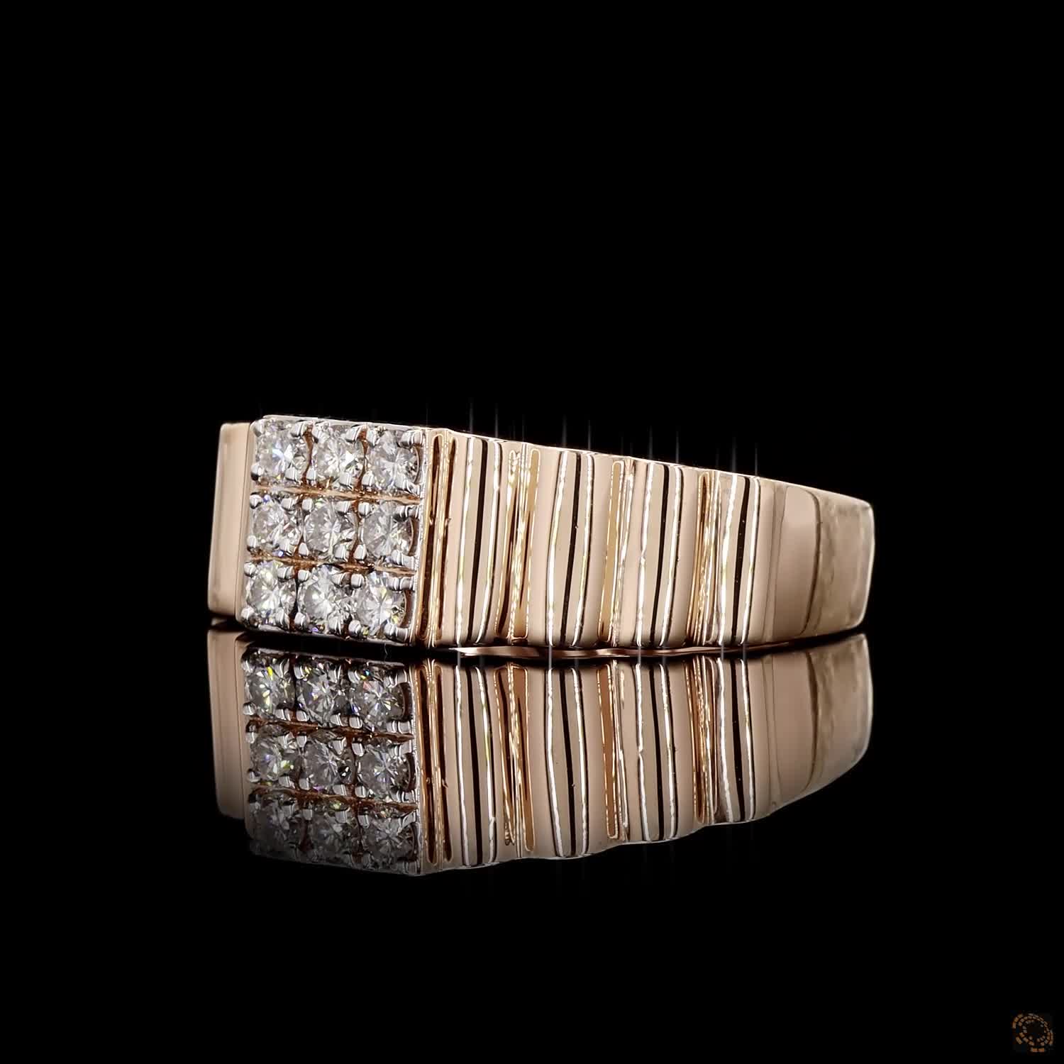 Diamond Ring in 18KT Rose Gold
