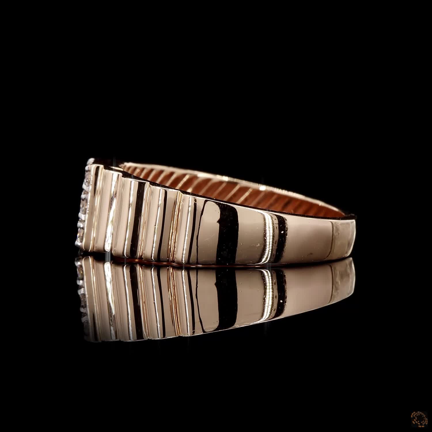 Diamond Ring in 18KT Rose Gold