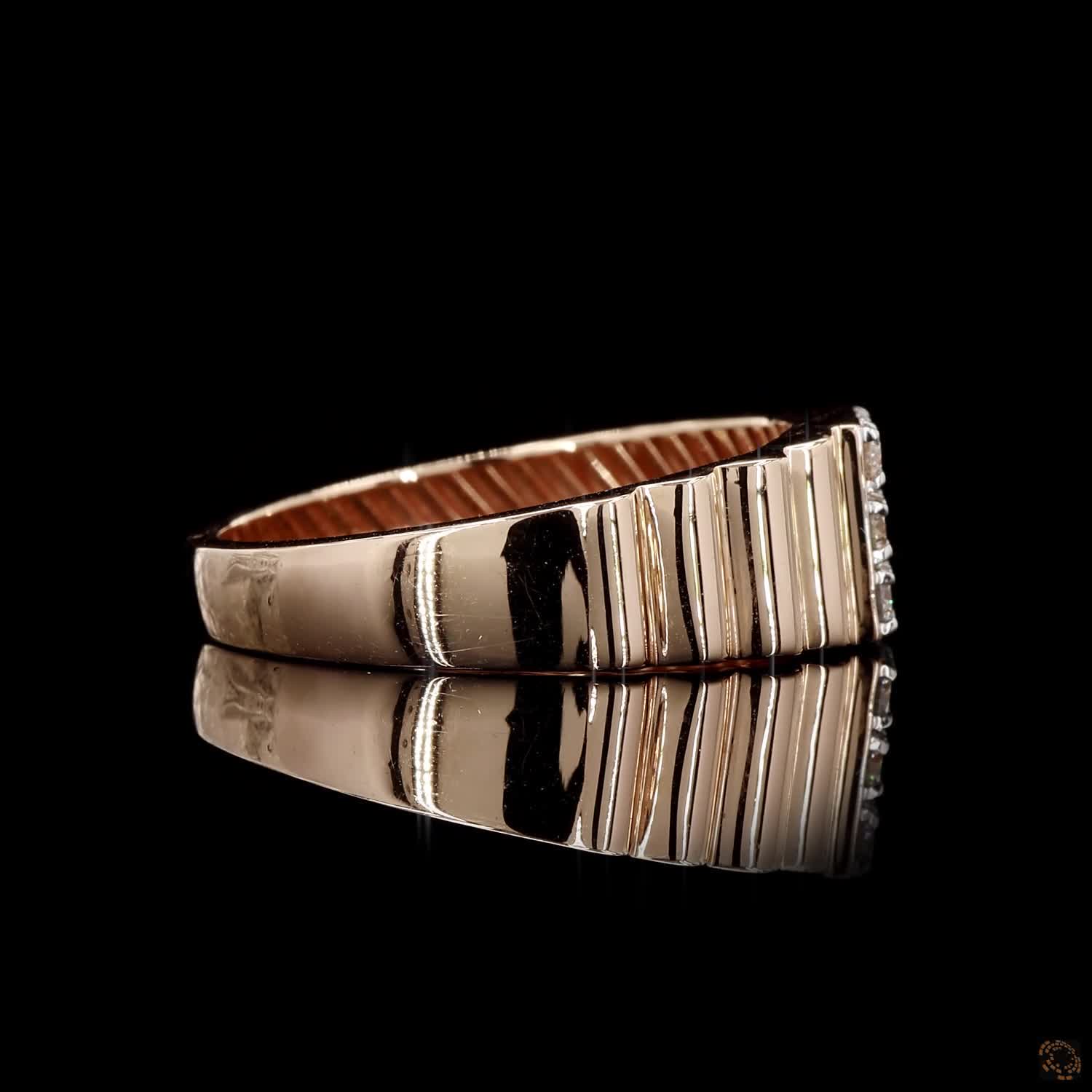 Diamond Ring in 18KT Rose Gold