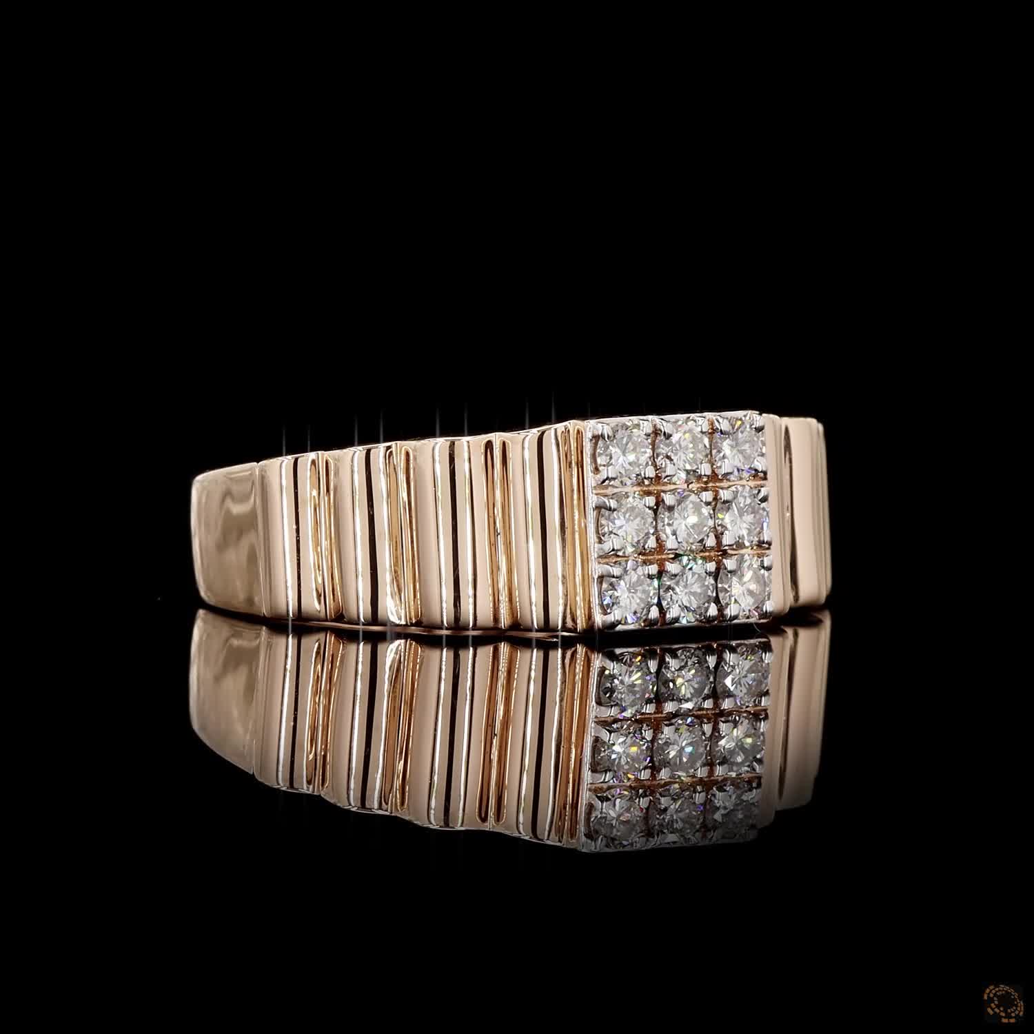 Diamond Ring in 18KT Rose Gold