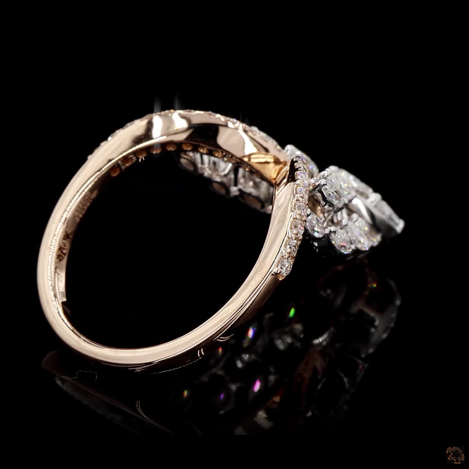 Diamond Ring in 18KT Yellow Gold