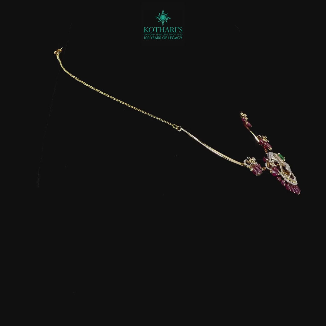 Emerald & Ruby Diamond Necklace