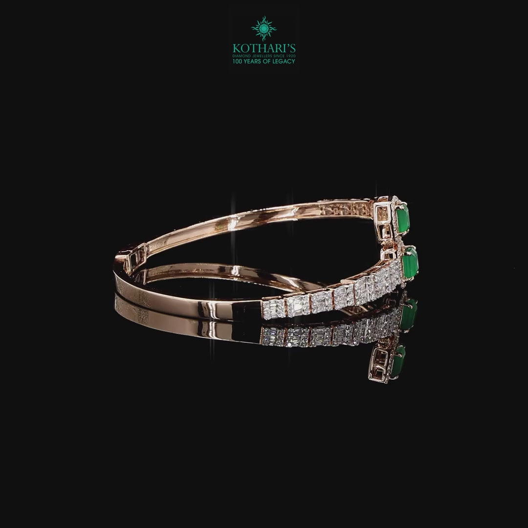 Emerald Diamond Bracelet