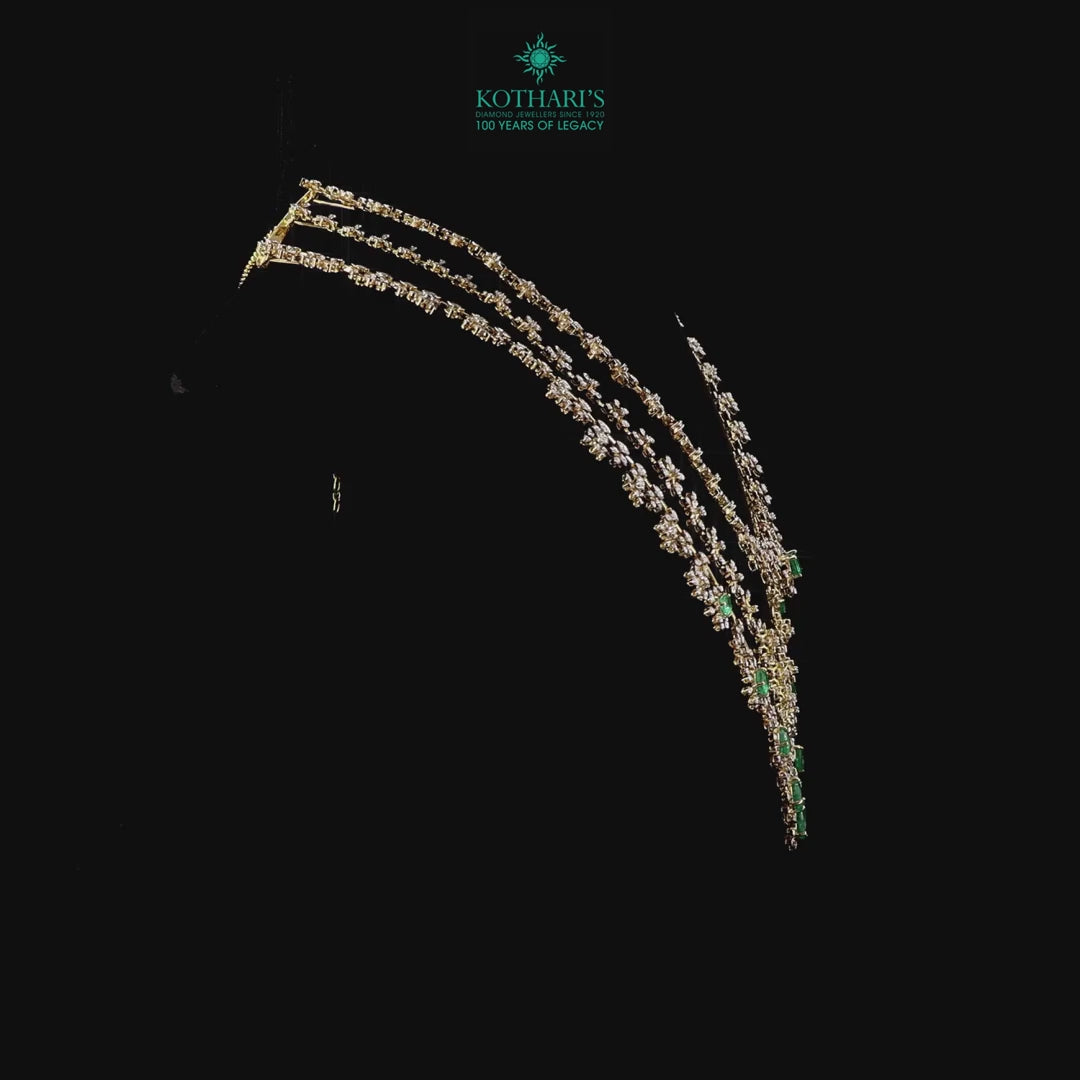 Emerald Diamond Necklace