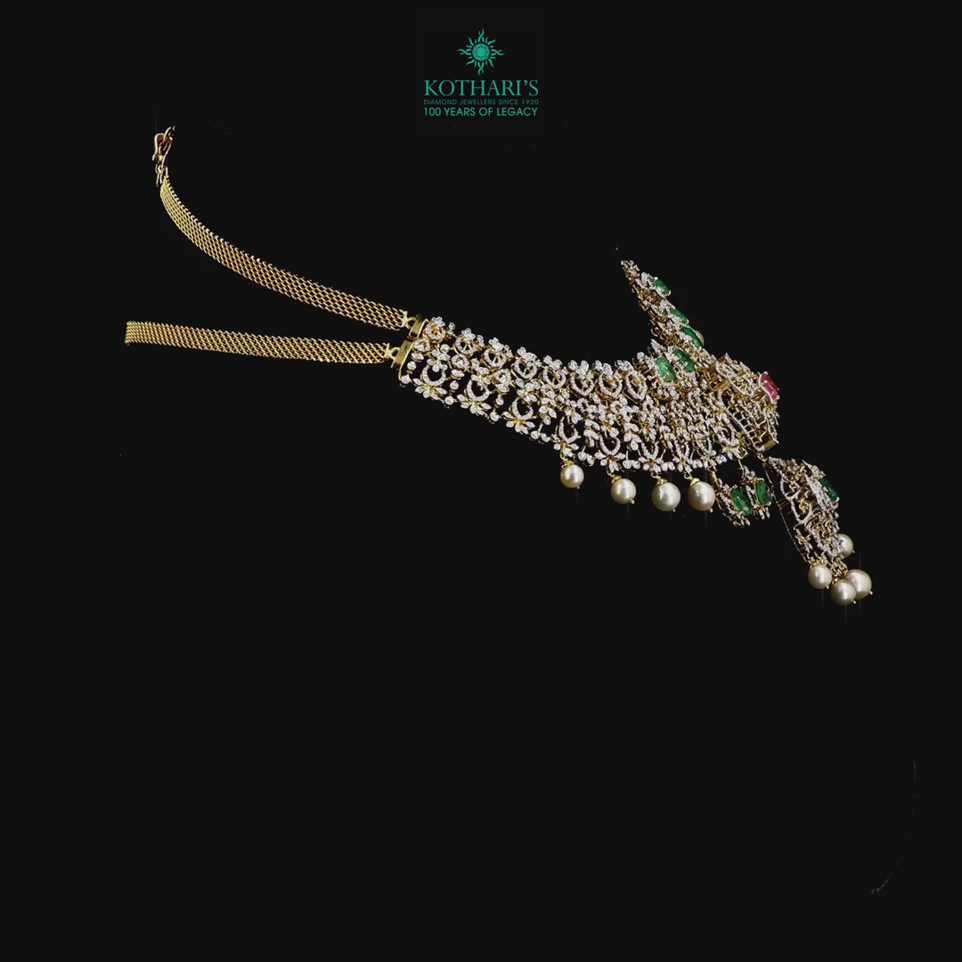 Emerald & Ruby Diamond Necklace