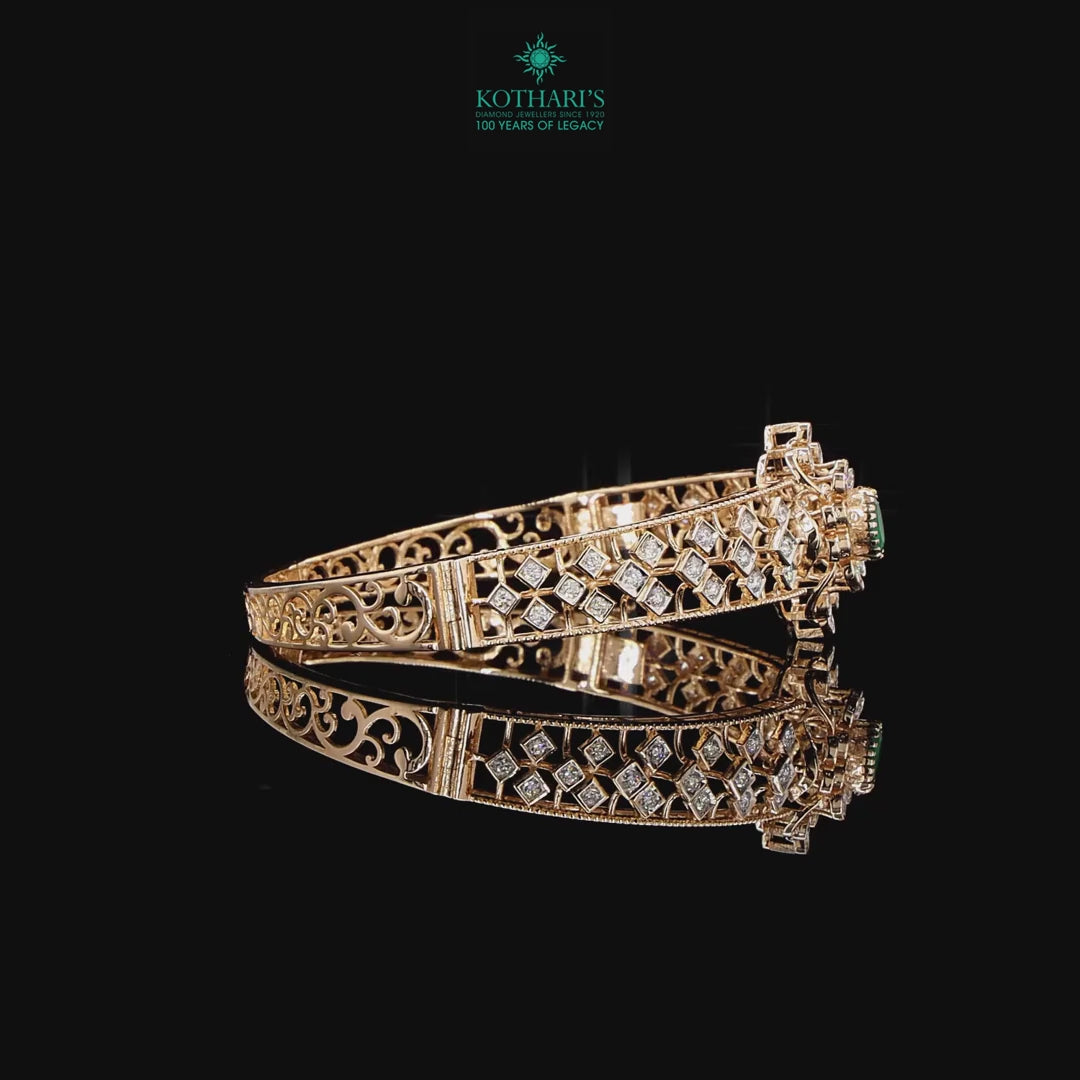 Emerald Diamond Bracelet