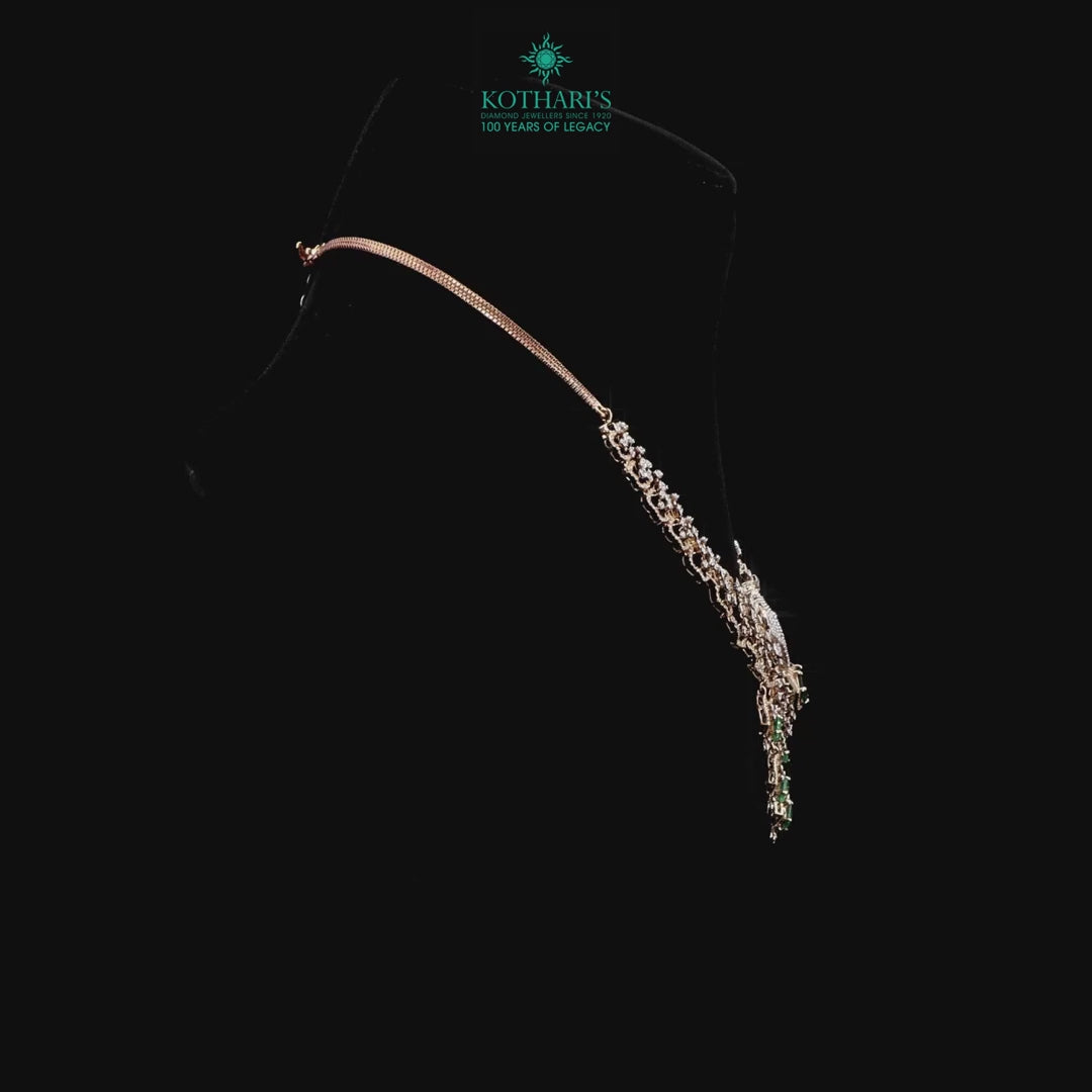 Emerald & Ruby Diamond Necklace