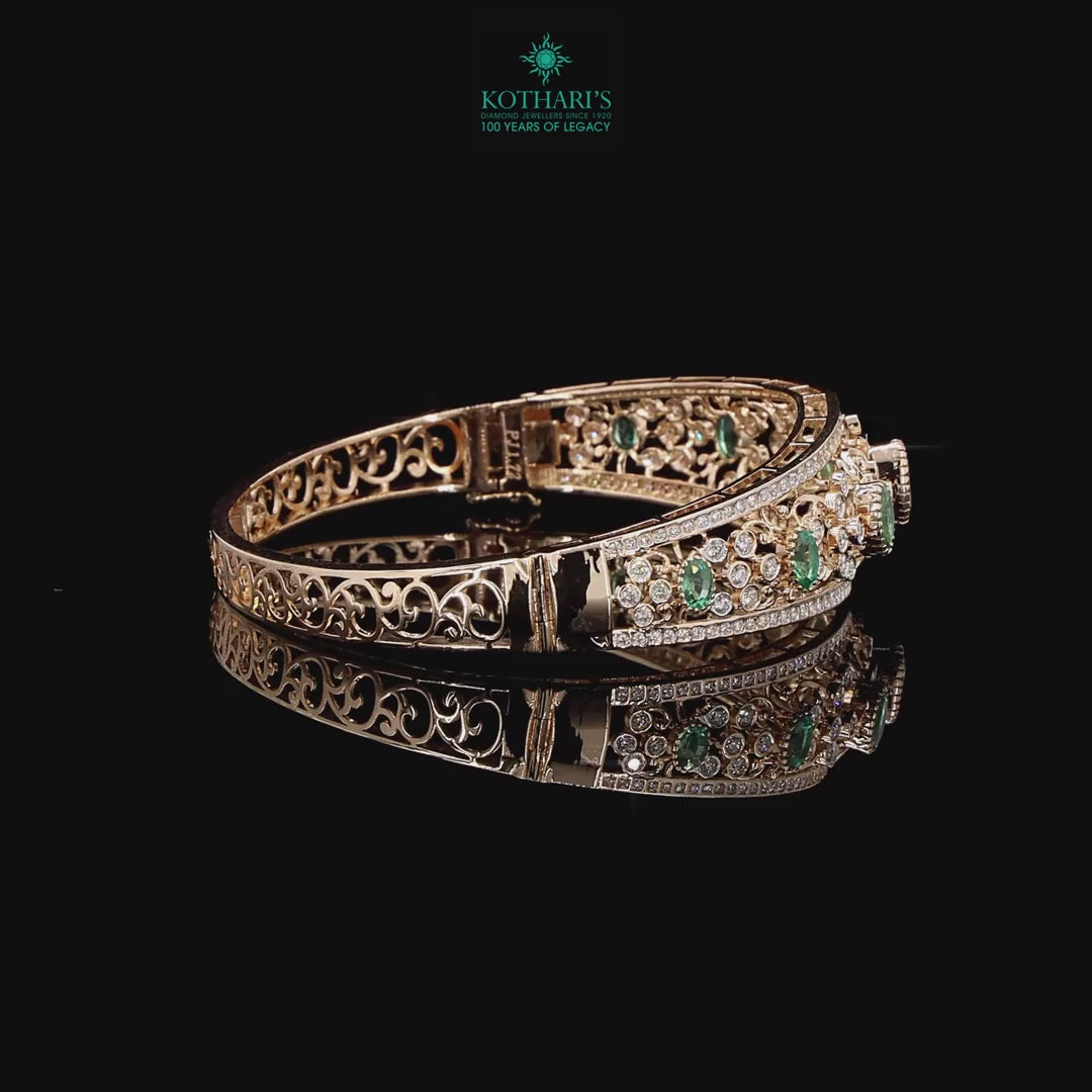 Emerald Diamond Bracelet