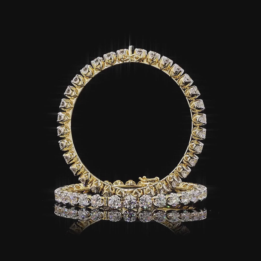 Solitaire - Full Eternity Round Brilliant Diamond Bangles