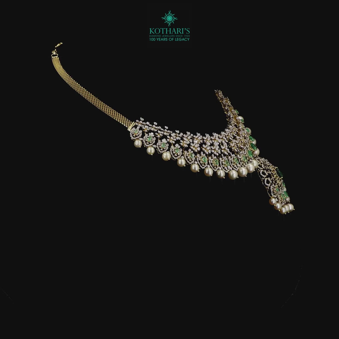 Emerald & Ruby Diamond Necklace
