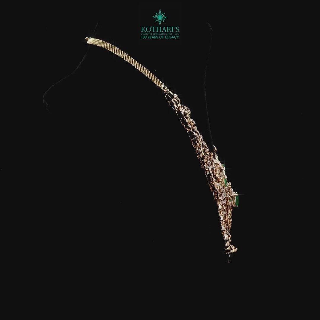 Emerald Diamond Necklace