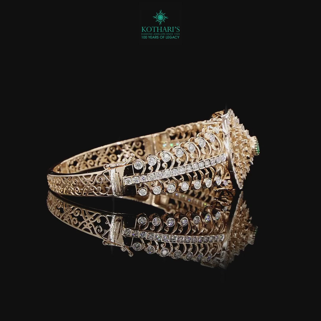 Emerald Diamond Bracelet